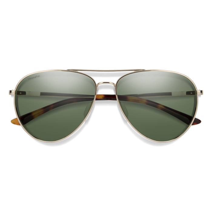 SMITH - Layback - Gold + ChromaPop Polarized Gray Green Lens