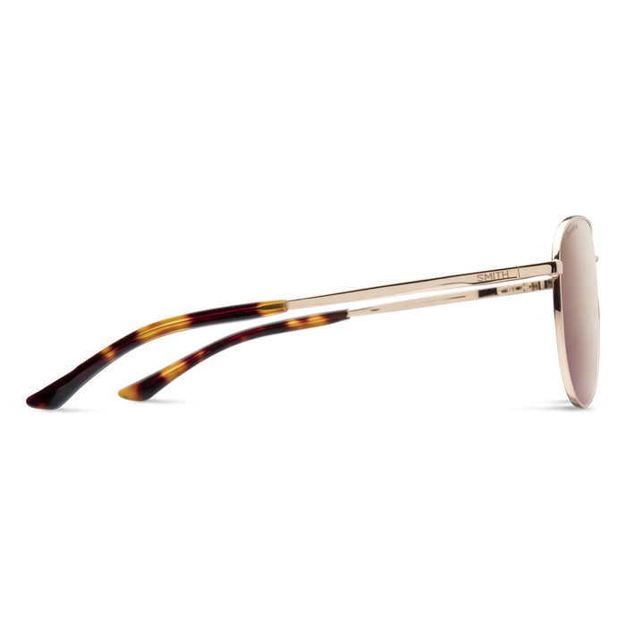 SMITH - Layback - Rose Gold + ChromaPop Polarized Rose Gold Mirror Lens