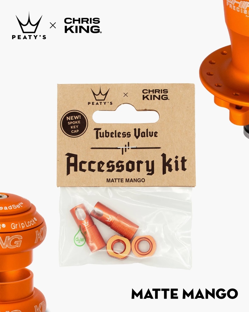 Peatys - Kit de Accesorios Peatys x Chris King-Mango