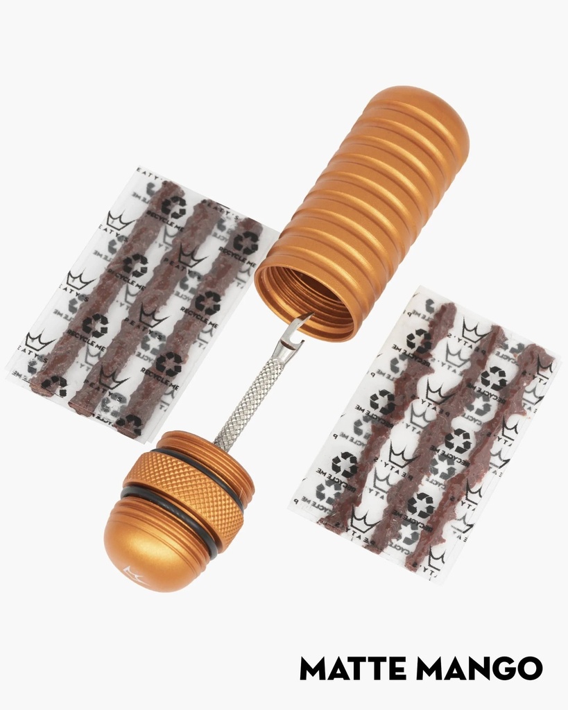 Peatys - Holeshot Tubeless Puncture Plugger Kit-Matte Mango