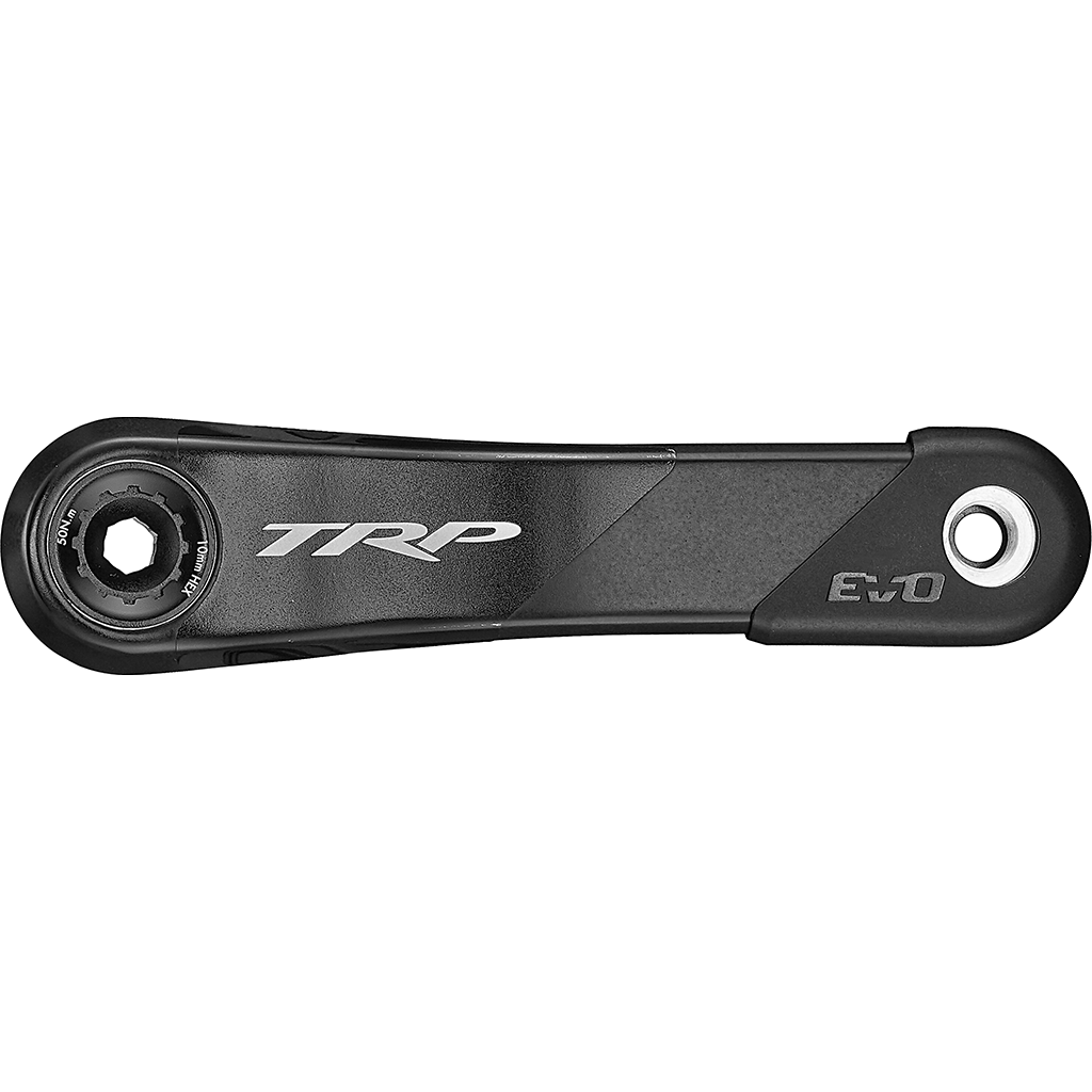 TRP - EVO Carbon Crank, 170mm, Black / Silver, 30mm Spindle, CK-9050