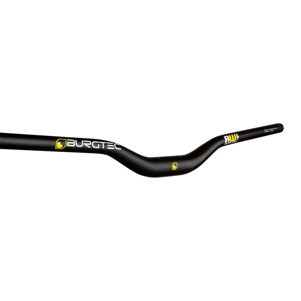 Burgtec - Ride Wide E-Bike Alloy Handlebar - 35mm Clamp - 35mm Rise