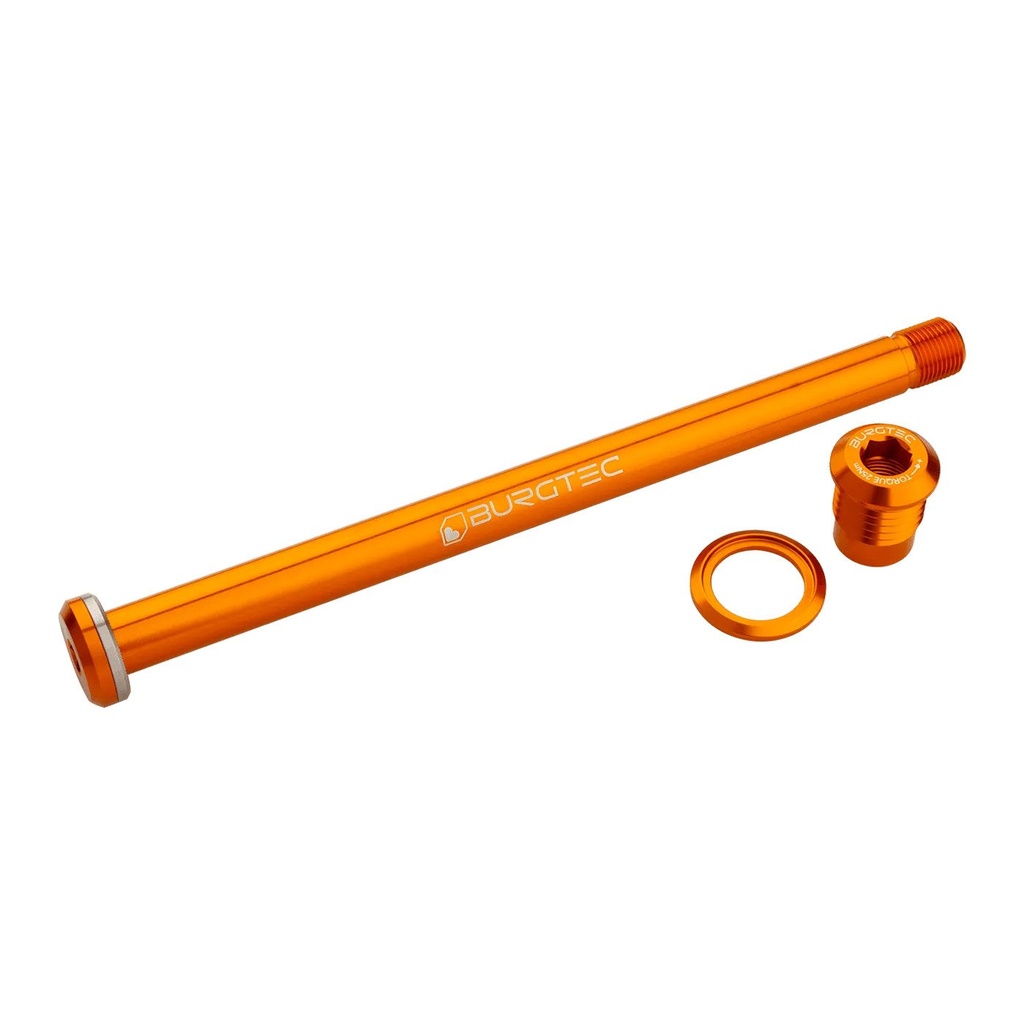 Burgtec - Yeti 174mm Rear Axle - Iron Bro Orange