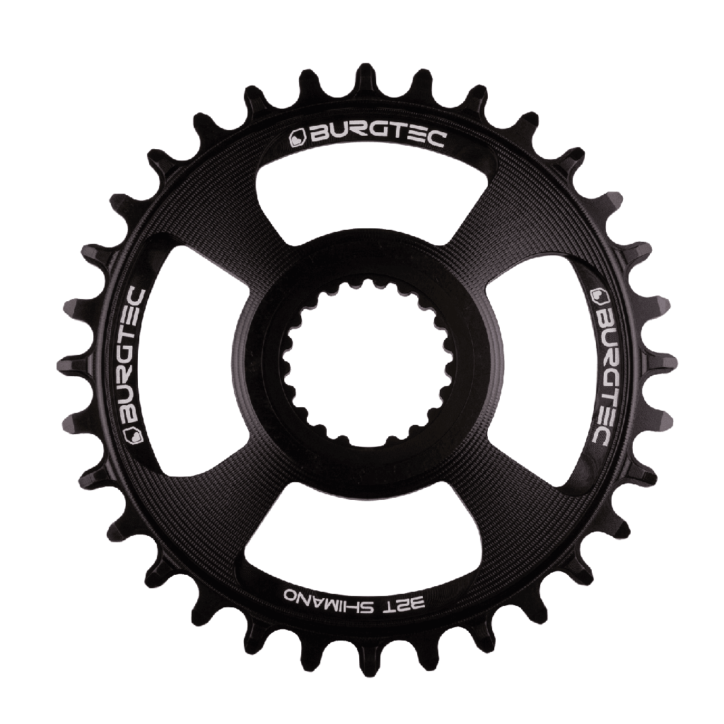 Burgtec - Shimano Direct Mount Thick Thin Chainring - 32T - Burgtec Black