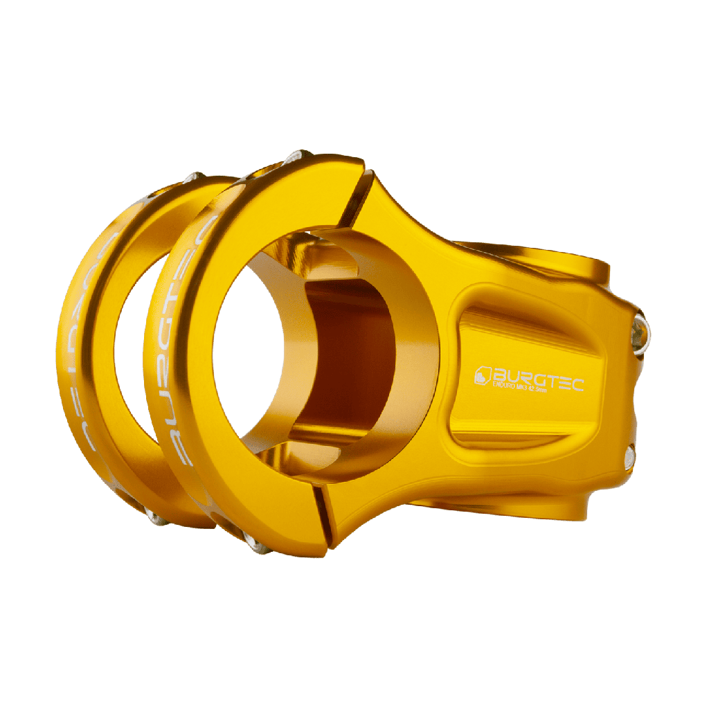 Burgtec - Enduro MK3 Stem - 35 Clamp - 35mm Reach - Burgtec Bullion Gold