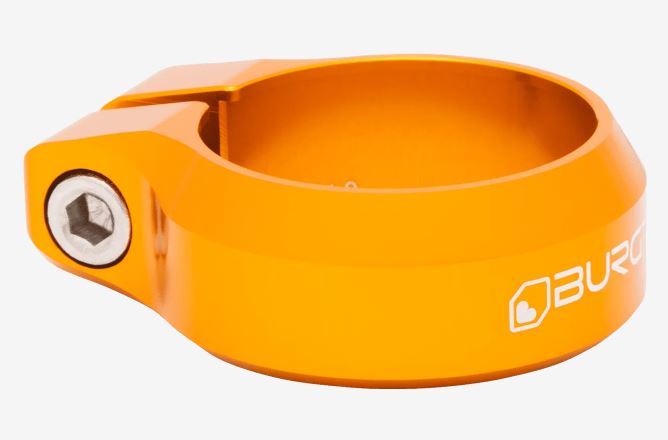 Burgtec - Seat Clamp - 38.6mm Diameter - Iron Bro Orange