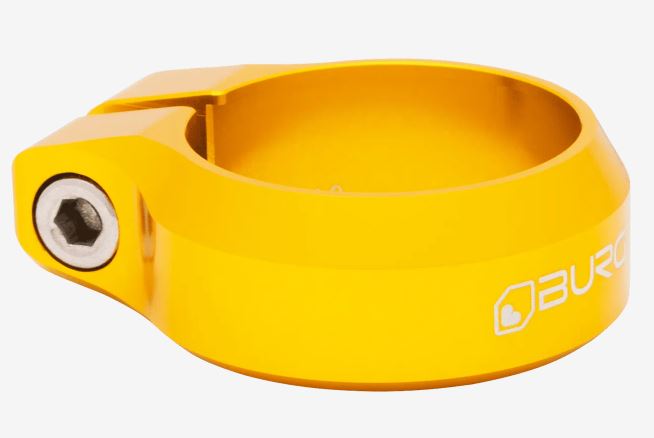 Burgtec - Seat Clamp - 38.6mm Diameter - Burgtec Bullion Gold
