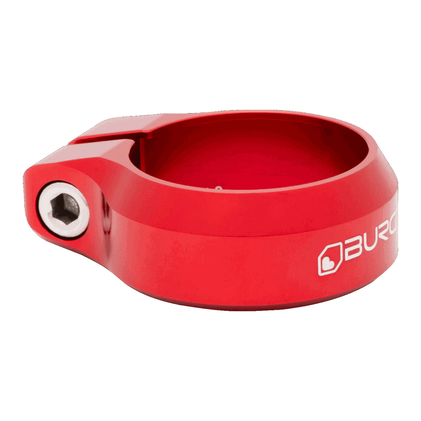 Burgtec - Seat Clamp - 30.9mm Interno / 34.9mm Externo - Race Red