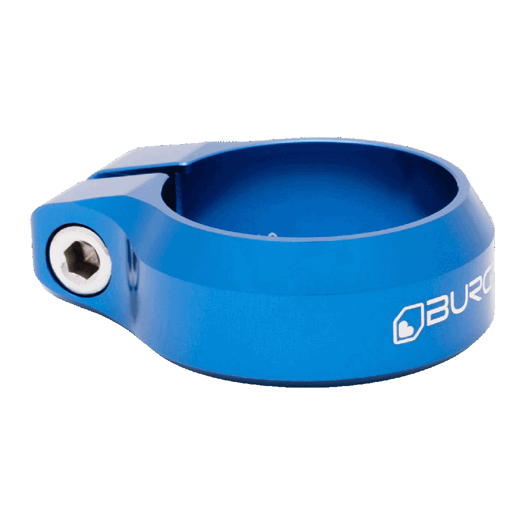 Burgtec - Seat Clamp - 30.9mm Interno / 34.9mm Externo - Deep Blue