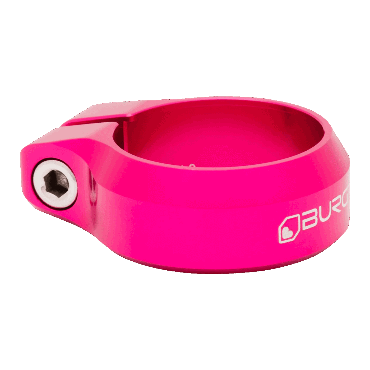 Burgtec - Seat Clamp - 30.9mm Interno / 34.9mm Externo - Toxic Barbie Pink