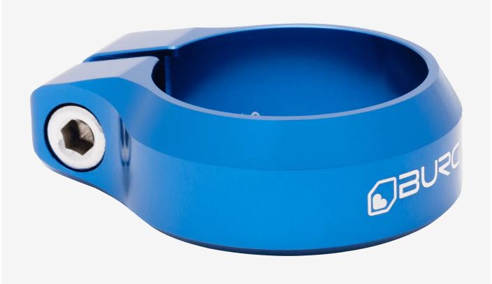 Burgtec - Seat Clamp - 36.4mm Diameter - Deep Blue