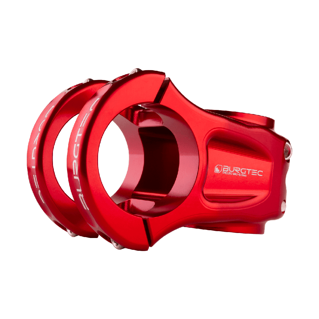 Burgtec - Direct Mount MK3 Stem - 35mm Clamp - 45mm Reach - Race Red
