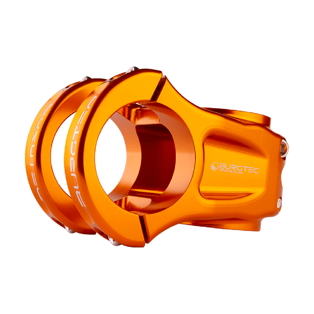 Burgtec - Direct Mount MK3 Stem - 35mm Clamp - 45mm Reach - Iron Bro Orange