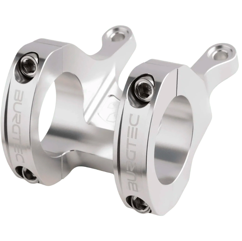 Burgtec - Direct Mount MK3 Stem - 35mm Clamp - 45mm Reach - Rhodium Silver