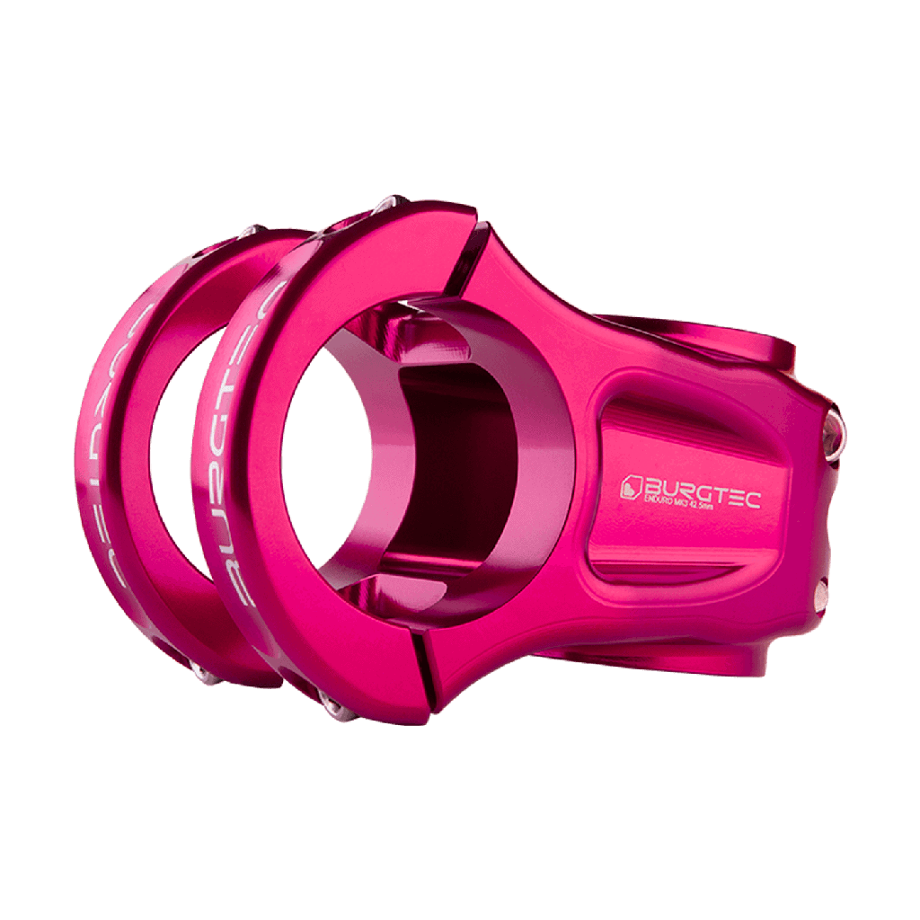 Burgtec - Direct Mount MK3 Stem - 35mm Clamp - 45mm Reach - Toxic Barbie Pink