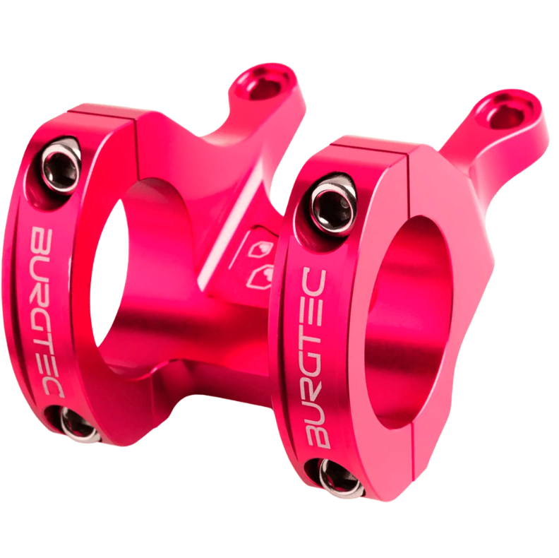Burgtec - Direct Mount MK3 Stem - 35mm Clamp - 45mm Reach - Toxic Barbie Pink