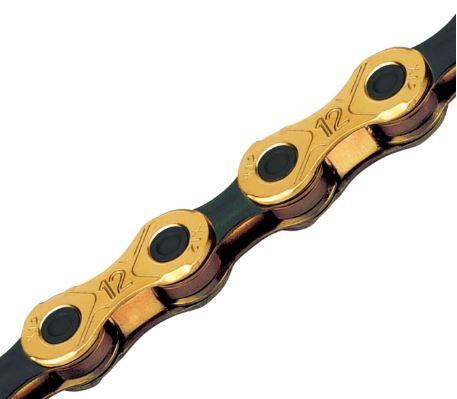 TRP - Chain, Black/Gold, 12 speed, 126links, CN-M9050-12