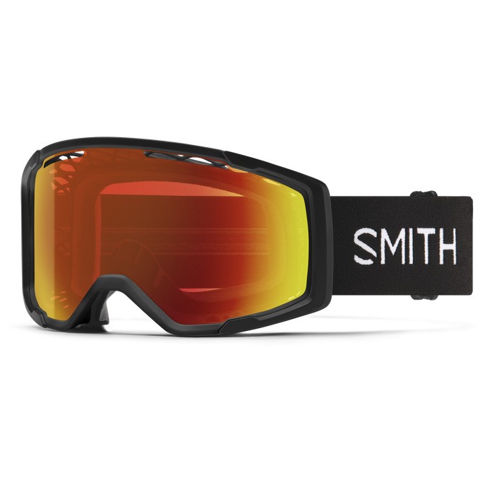 SMITH - Rhythm MTB - Black - Chromapop Everyday Red Mirror/Clear - One Size