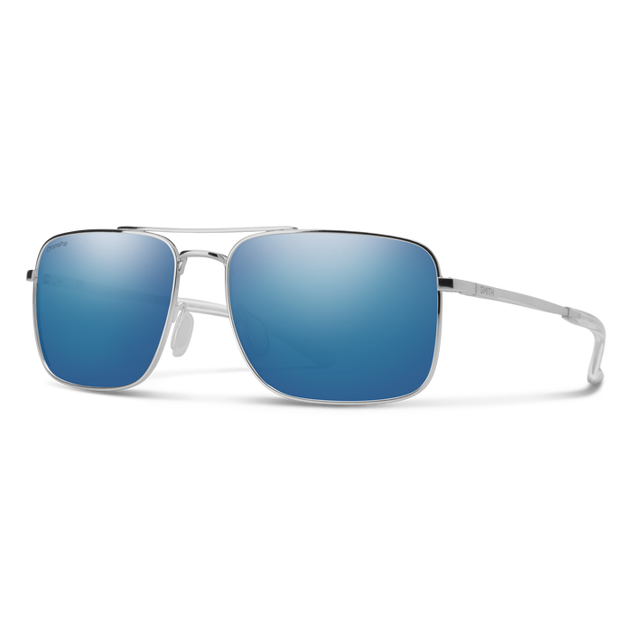 SMITH - Outcome - Silver + Blue Mirror Polarized Chromapop