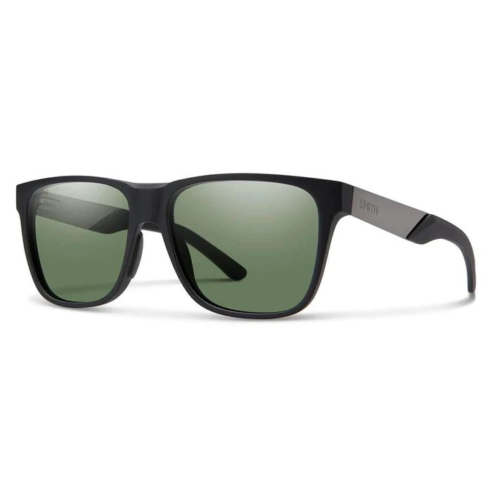 SMITH - Lowdown Steel - Mate Black Ruthenium + Chromapop Polarized Gray Green Lens