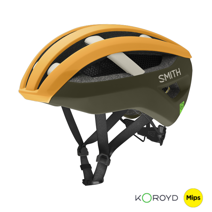 SMITH - Network MIPS - Matte Sunrise / Forest / Bone - Large (59/62 Cm) 