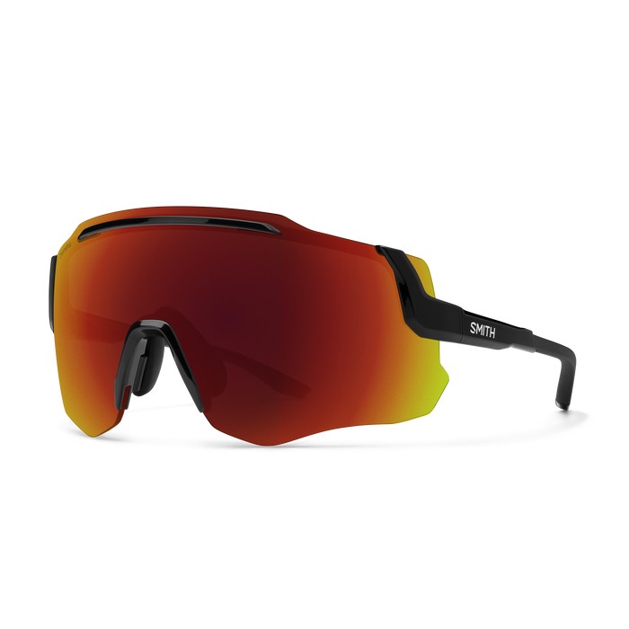 SMITH - Momentum - Black + Chromapop Red Mirror Lens