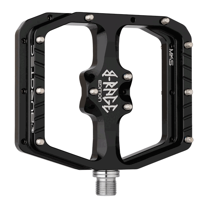 Burgtec - Penthouse Flat MK5 B-Rage Edition Pedals - Burgtec Black