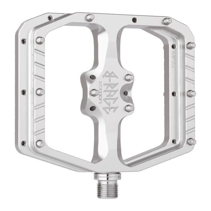 Burgtec - Penthouse Flat MK5 B-Rage Edition Pedals - Rhodium Silver