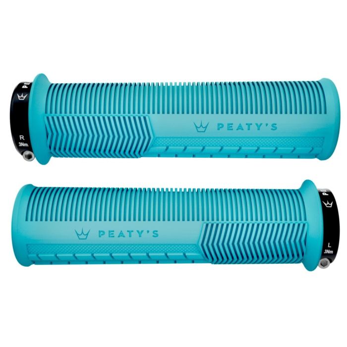 Peatys - Monarch Grip-Mushroom-Grueso (32-34mm) - Turquoise