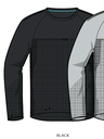 Yeti Cycles - TURQ AIR L/S JERSEY BLACK LG