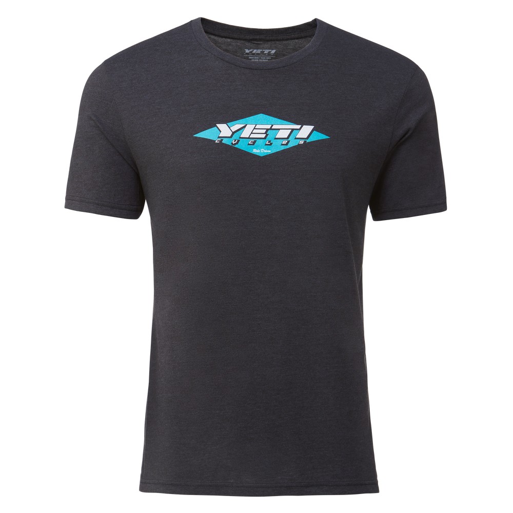 Yeti Cycles - DIAMOND RIDE TEE SPACE BLACK LG