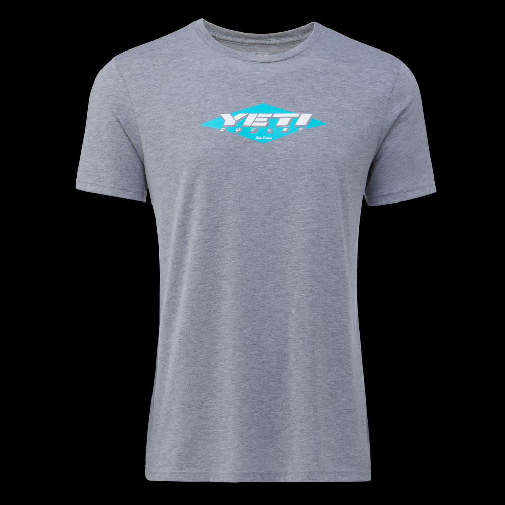 Yeti Cycles - DIAMOND RIDE TEE ALUMINUM GRAY SM