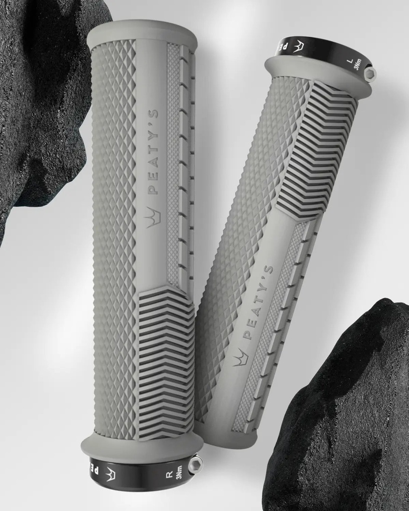 Peatys - Monarch Grip - Knurl - Grueso (32-34mm)- Slate