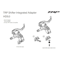 TRP - HD5.0 Shifter Adapter for EVO PRO - LH