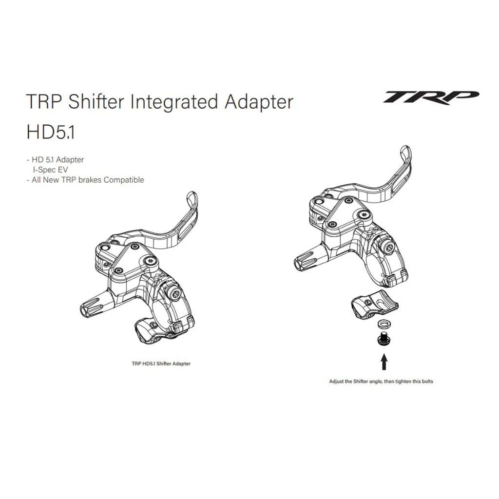 TRP - HD5.1 Shifter Adapter for EVO PRO and EVO X to I-Spec EV Shifter LH