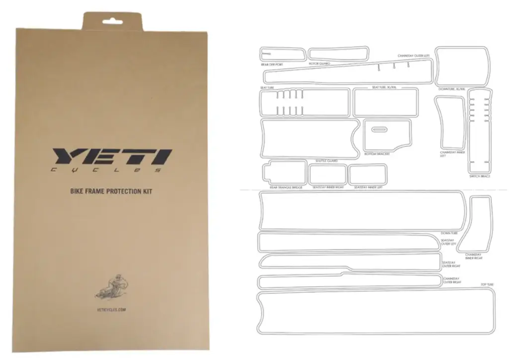 Yeti Cycles - SB120/135/140/160 FRAME PROTECTOR SHEET GLOSS