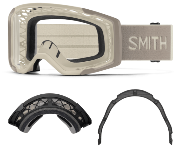 SMITH - Rhythm MTB + Dirt Screen - Chalk | Clear