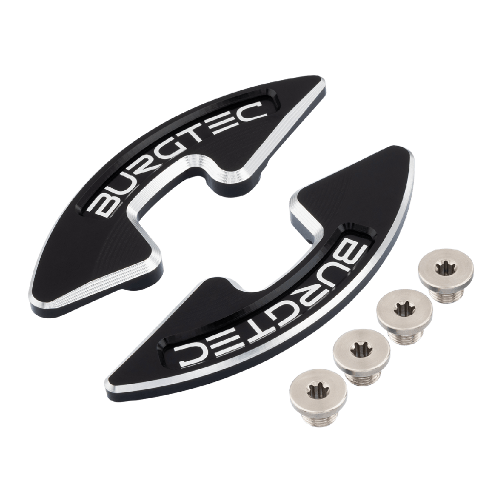 Burgtec - Chainring Bash Guard Pair - Burgtec Black
