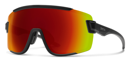 SMITH - Wildcat - Matte Black | ChromaPop Red Mirror