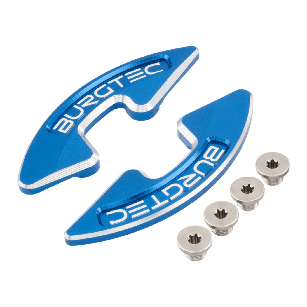 BURGTEC - Chainring Bash Guard Pair - Deep Blue