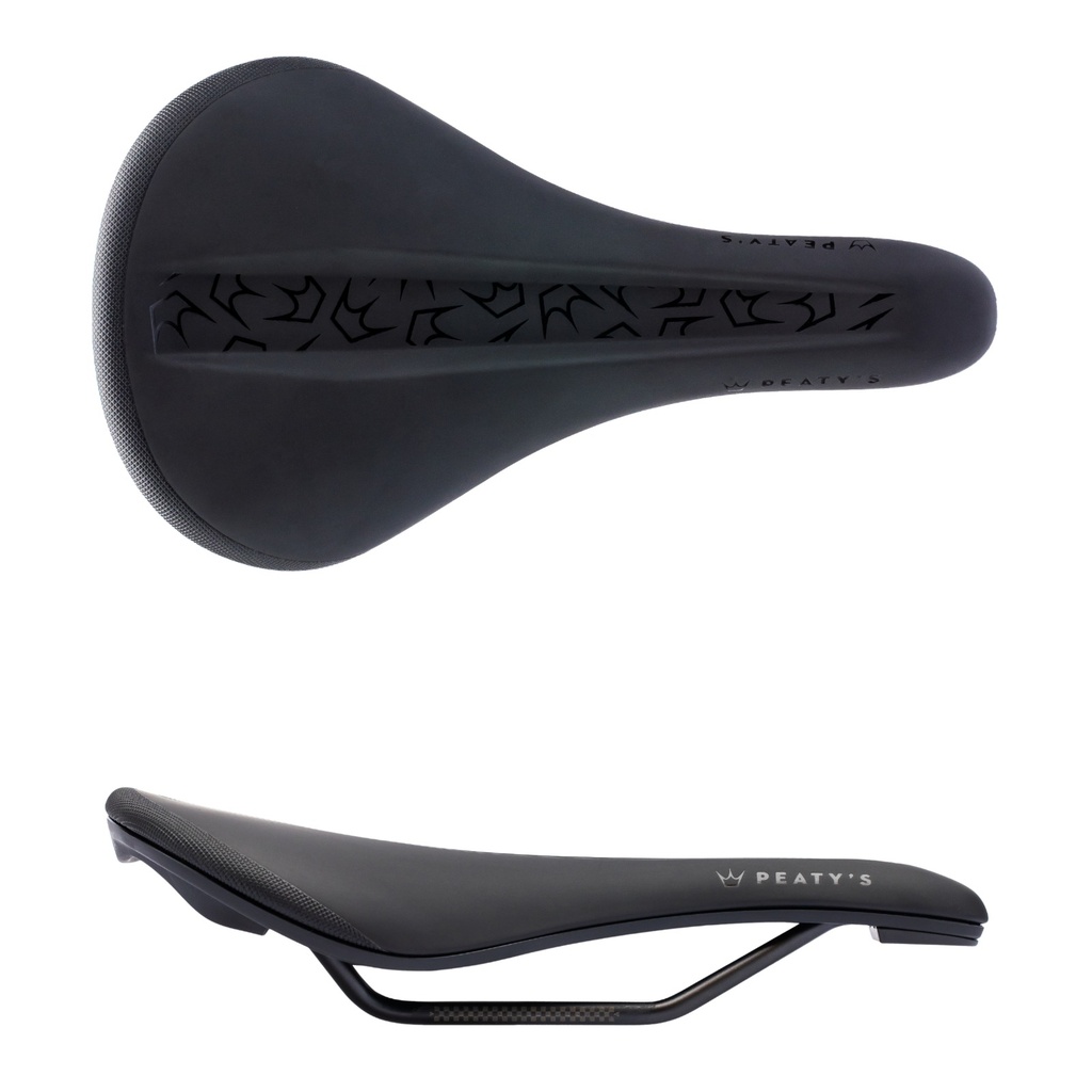 Peatys - Monarch Saddle - 4130 Rail / Nylon Base - Black