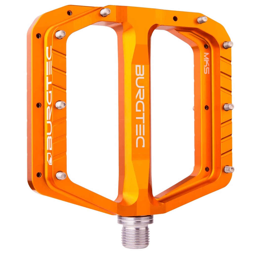 Burgtec - Penthouse Flat MK5 Pedals - Iron Bro Orange