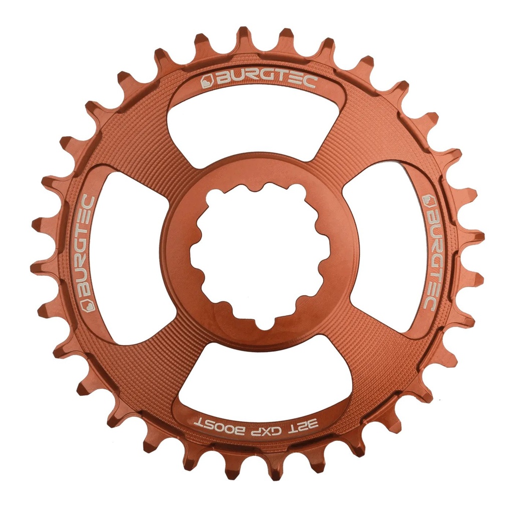 Burgtec - Sram Boost 3mm Offset Thick Thin Chainring - 34T - Kash Bronze