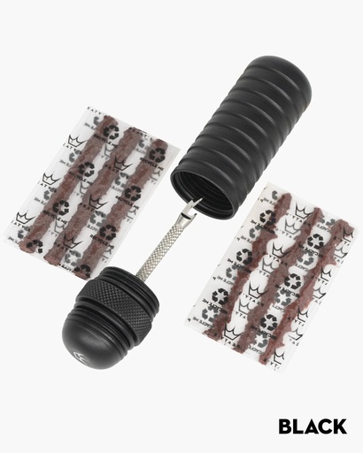 [PPR-TPP-BLK-12] Peatys - Holeshot Tubeless Puncture Plugger Kit-Black