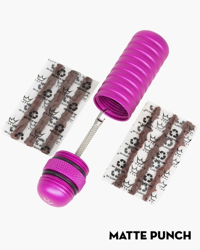 [PPR-TPP-PUN-12] Peatys - Holeshot Tubeless Puncture Plugger Kit-Matte Punch