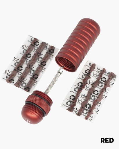 [PPR-TPP-RED-12] Peatys - Holeshot Tubeless Puncture Plugger Kit-Red