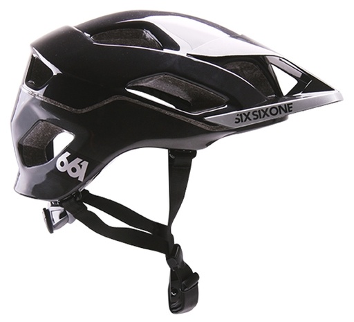 [7179-63-162] SixSixOne - Casco EVO AM Patrol MIPS Metallic Black-XL/XXL