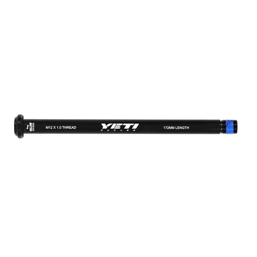 [100425018] Yeti - Rear Axle M12x1x172L Bolt On - BLACK UDH