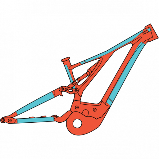 [RW-CC-RT-M1-920] Ride Wrap - Covered Protection kit eMTB - Matte