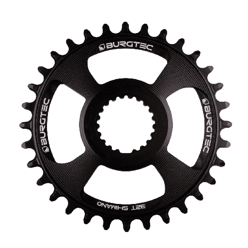 [8704] Burgtec - Shimano Direct Mount Thick Thin Chainring - 34T - Burgtec Black